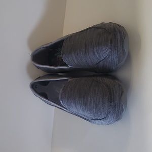 Skechers Relaxed Fit Memory Foam Bikers-Lounger Shoes size 10 Charcoal